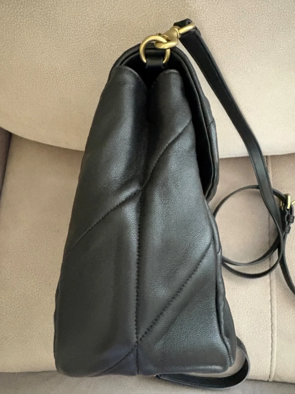 Coach Qlt Wsh Tabby 26 Brass/ Black - Picture 5 of 11